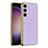 Coque Luxe Cuir Housse Etui AC2 pour Samsung Galaxy S21 5G Violet