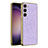 Coque Luxe Cuir Housse Etui AC2 pour Samsung Galaxy S21 Plus 5G Violet