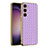 Coque Luxe Cuir Housse Etui AC3 pour Samsung Galaxy S21 Plus 5G Violet