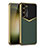 Coque Luxe Cuir Housse Etui AC4 pour Samsung Galaxy S21 Plus 5G Vert