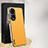 Coque Luxe Cuir Housse Etui AT1 pour Huawei Honor X7b Jaune