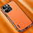 Coque Luxe Cuir Housse Etui AT2 pour Apple iPhone 14 Pro Max Orange