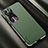 Coque Luxe Cuir Housse Etui AT2 pour Huawei P60 Pro Vert