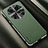 Coque Luxe Cuir Housse Etui AT2 pour Oppo Find X6 5G Vert