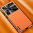 Coque Luxe Cuir Housse Etui AT2 pour Vivo X80 Pro 5G Orange