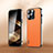 Coque Luxe Cuir Housse Etui AT6 pour Apple iPhone 13 Pro Max Orange