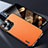 Coque Luxe Cuir Housse Etui AT7 pour Apple iPhone 13 Pro Orange