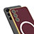 Coque Luxe Cuir Housse Etui avec Mag-Safe Magnetic Magnetique AC1 pour Samsung Galaxy S21 Plus 5G Petit