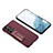 Coque Luxe Cuir Housse Etui avec Support AC1 pour Samsung Galaxy S21 5G Petit