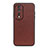 Coque Luxe Cuir Housse Etui B01H pour Huawei Honor 80 Pro 5G Marron