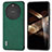 Coque Luxe Cuir Housse Etui B01H pour Huawei Mate 60 Pro Vert