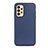 Coque Luxe Cuir Housse Etui B01H pour Samsung Galaxy A13 4G Bleu