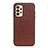 Coque Luxe Cuir Housse Etui B01H pour Samsung Galaxy A13 4G Marron