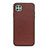 Coque Luxe Cuir Housse Etui B01H pour Samsung Galaxy A22s 5G Marron