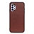 Coque Luxe Cuir Housse Etui B01H pour Samsung Galaxy A32 4G Marron