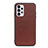 Coque Luxe Cuir Housse Etui B01H pour Samsung Galaxy A33 5G Marron