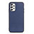 Coque Luxe Cuir Housse Etui B01H pour Samsung Galaxy A53 5G Bleu