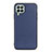 Coque Luxe Cuir Housse Etui B01H pour Samsung Galaxy M33 5G Bleu