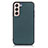 Coque Luxe Cuir Housse Etui B01H pour Samsung Galaxy S23 Plus 5G Vert