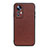 Coque Luxe Cuir Housse Etui B01H pour Xiaomi Mi 12 Lite 5G Marron