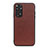 Coque Luxe Cuir Housse Etui B01H pour Xiaomi Redmi Note 11 4G (2022) Marron