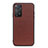 Coque Luxe Cuir Housse Etui B01H pour Xiaomi Redmi Note 11 Pro 4G Marron