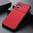 Coque Luxe Cuir Housse Etui B02H pour Oppo K10 5G Rouge