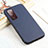 Coque Luxe Cuir Housse Etui B02H pour Samsung Galaxy S20 FE 4G Bleu