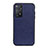 Coque Luxe Cuir Housse Etui B02H pour Xiaomi Redmi Note 11 Pro 4G Bleu