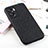 Coque Luxe Cuir Housse Etui B03H pour OnePlus Nord N300 5G Noir