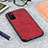 Coque Luxe Cuir Housse Etui B03H pour Samsung Galaxy A03s Rouge