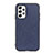 Coque Luxe Cuir Housse Etui B03H pour Samsung Galaxy A23 4G Bleu