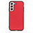 Coque Luxe Cuir Housse Etui B03H pour Samsung Galaxy S21 FE 5G Rouge