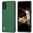 Coque Luxe Cuir Housse Etui B03H pour Sony Xperia 5 V Vert