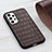 Coque Luxe Cuir Housse Etui B04H pour Samsung Galaxy A23 4G Marron