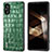 Coque Luxe Cuir Housse Etui B04H pour Sony Xperia 5 V Vert