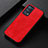 Coque Luxe Cuir Housse Etui B05H pour Oppo Reno6 Pro+ Plus 5G Rouge