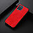 Coque Luxe Cuir Housse Etui B05H pour Samsung Galaxy A12 Rouge
