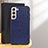 Coque Luxe Cuir Housse Etui B05H pour Samsung Galaxy S24 5G Bleu