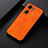 Coque Luxe Cuir Housse Etui B06H pour Huawei Honor 60 Pro 5G Orange