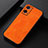 Coque Luxe Cuir Housse Etui B06H pour Oppo A36 Orange