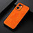 Coque Luxe Cuir Housse Etui B06H pour Oppo Find X5 Lite 5G Orange