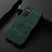 Coque Luxe Cuir Housse Etui B06H pour Samsung Galaxy A02s Vert