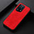 Coque Luxe Cuir Housse Etui B07H pour Oppo Find X5 5G Rouge