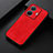 Coque Luxe Cuir Housse Etui B07H pour Vivo T1 5G Rouge