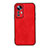 Coque Luxe Cuir Housse Etui B07H pour Xiaomi Mi 12 Lite 5G Rouge