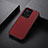 Coque Luxe Cuir Housse Etui B07H pour Xiaomi Mi Mix 4 5G Rouge