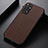 Coque Luxe Cuir Housse Etui B07H pour Xiaomi Redmi Note 11 4G (2022) Marron