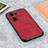 Coque Luxe Cuir Housse Etui B08H pour Huawei Honor 60 5G Rouge