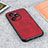 Coque Luxe Cuir Housse Etui B08H pour Huawei Honor 60 SE 5G Rouge